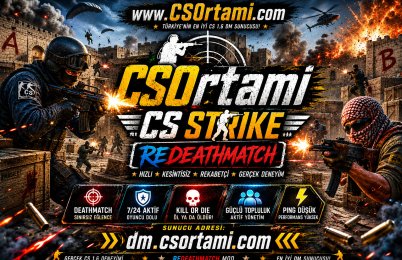 DeathMatch Mod Sunucumuz Yayında! Server ile ilgilenecek kişilere verilecektir.